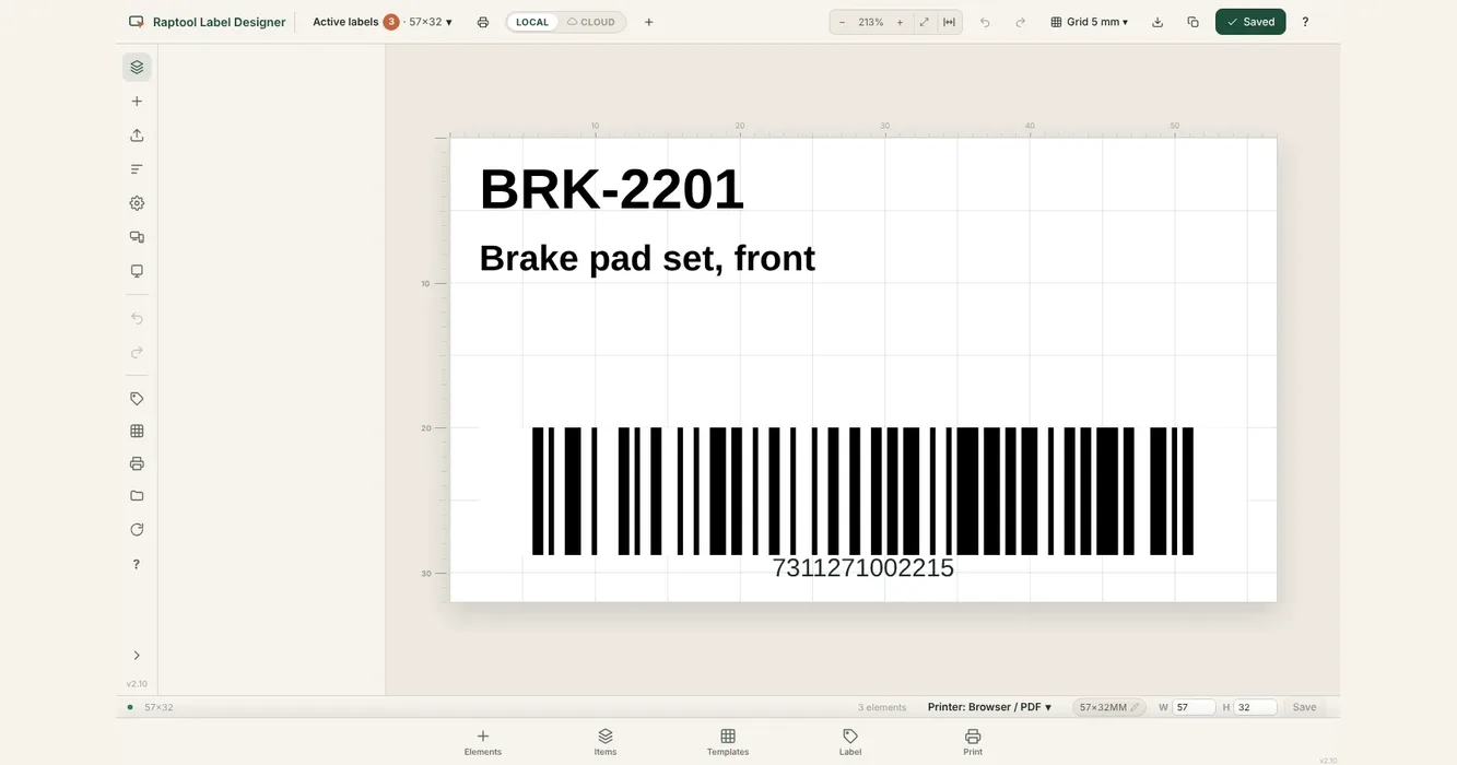 Label Template Design Guide
