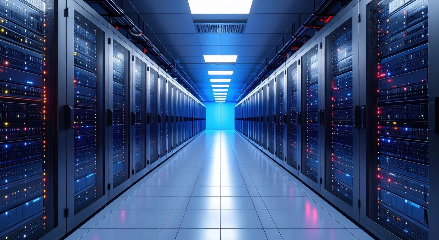 Server room where business systems and integrations run