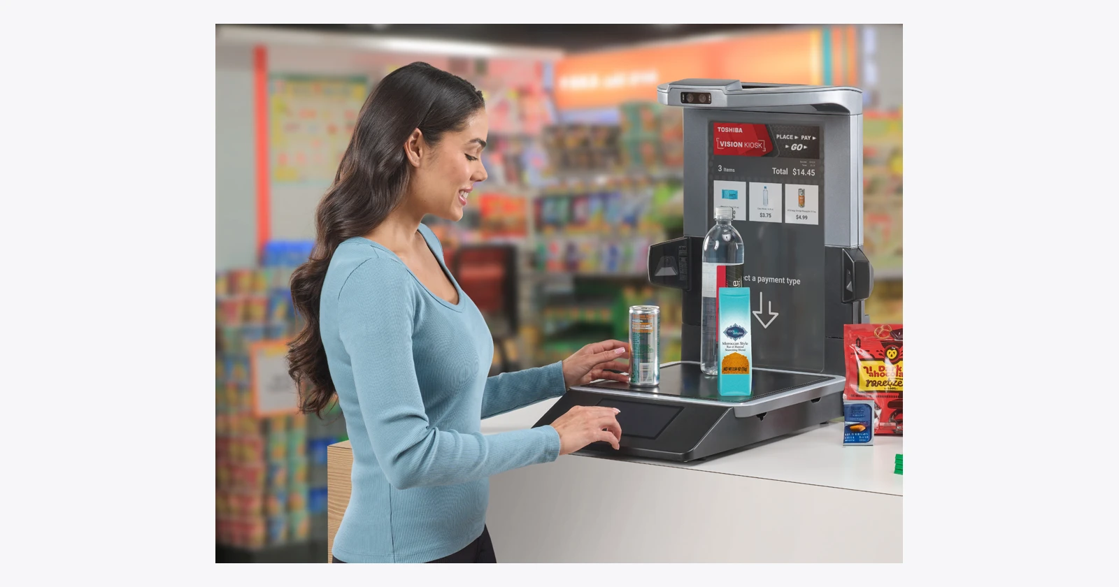 Toshiba Global Commerce Solutions MxP Vision Kiosk manufacturer product photograph