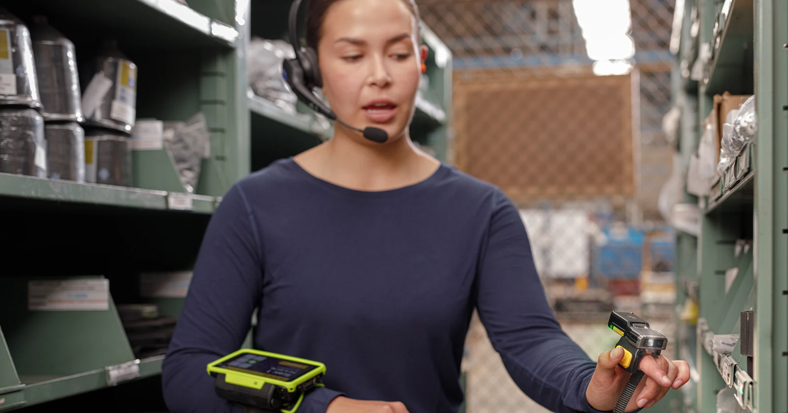 Pick by Voice: Barcode and Paper Compared
