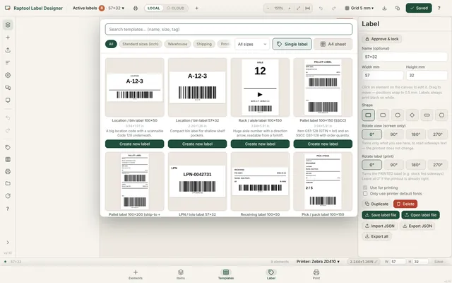 Label Templates