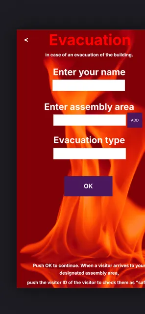 Visitors Check list