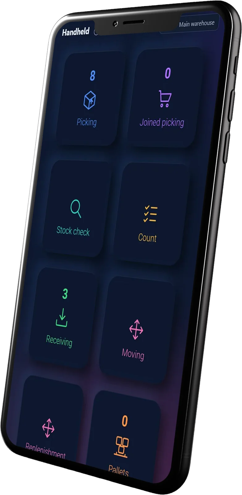 Raptool handheld app on a smartphone